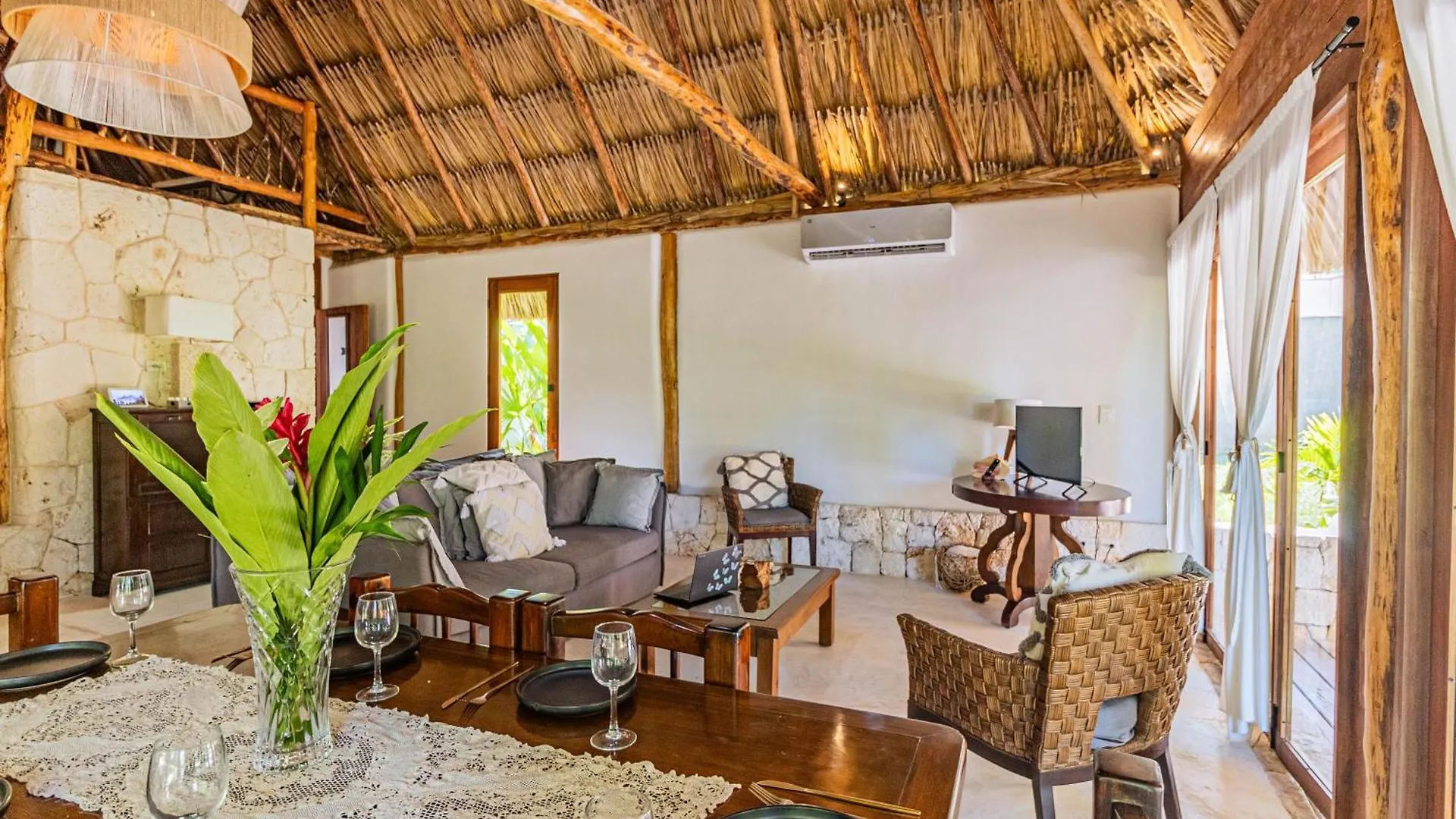 בקתה הוילה Casa Laila Cozy House In Bacalar Center