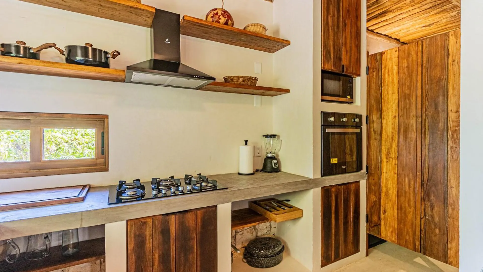 הוילה Casa Laila Cozy House In Bacalar Center בקתה